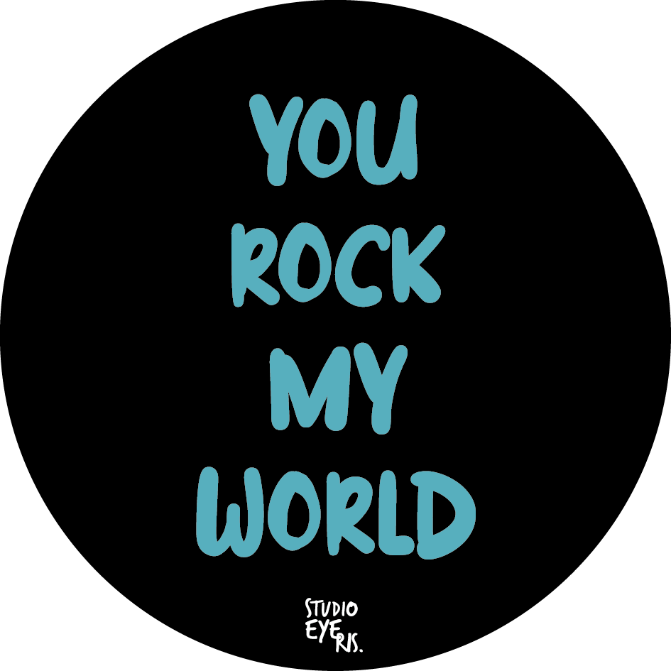 Sticker Rock My World