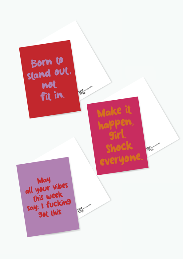 Kaartenset Vibes Only