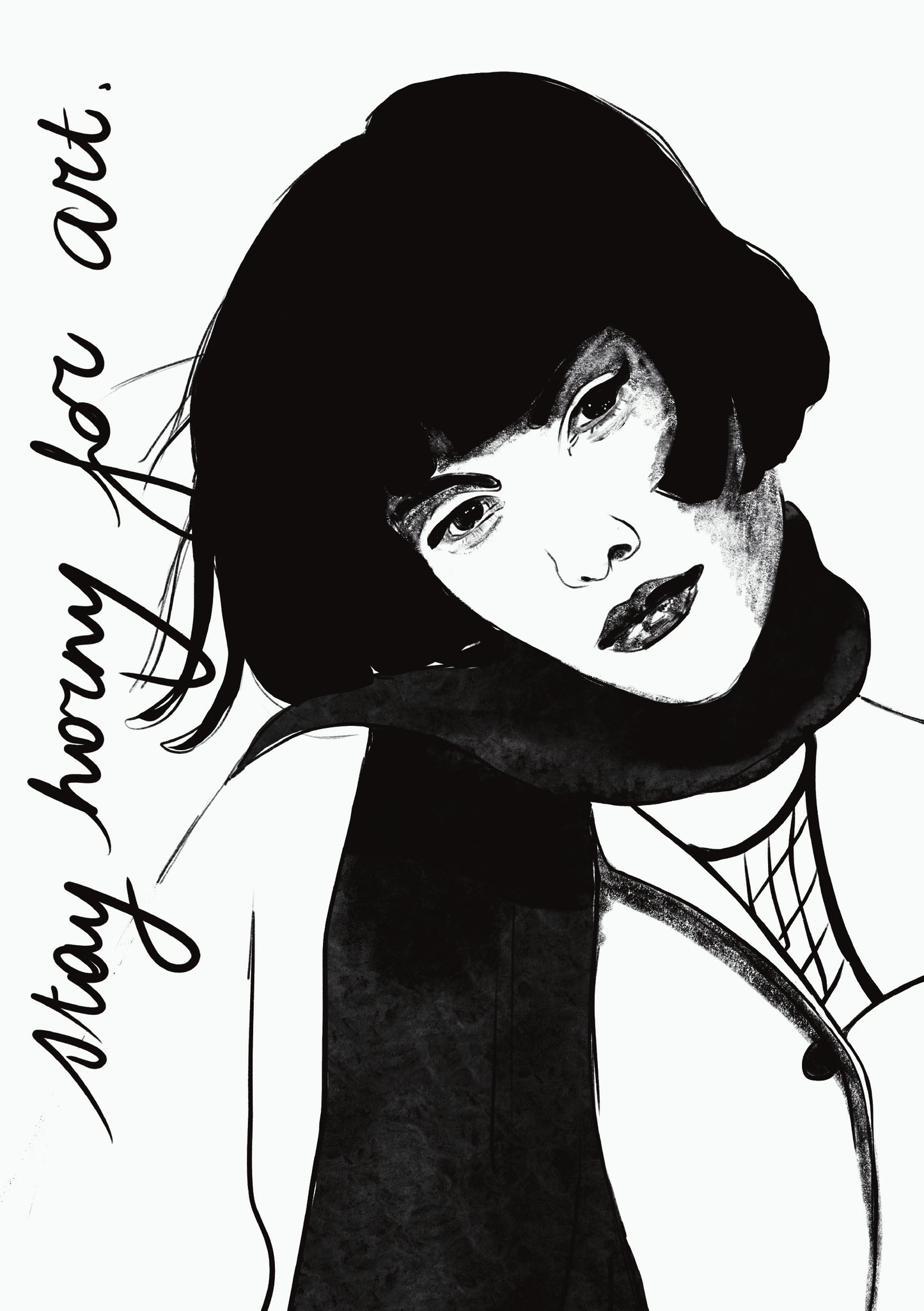 A5 Print Stay Horny for Art