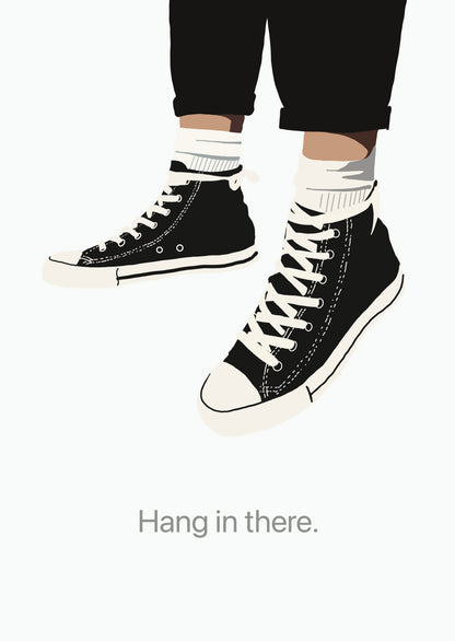 Postkaart Hang in There