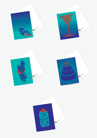 Kaartenset Spread Joy