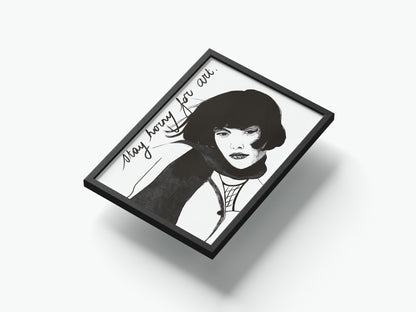 A5 Print Stay Horny for Art