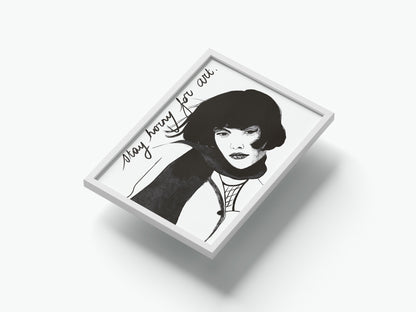 A5 Print Stay Horny for Art