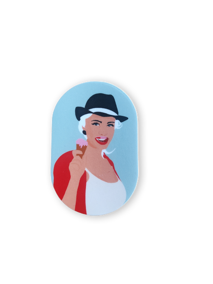 Sticker Ice Cream Girl