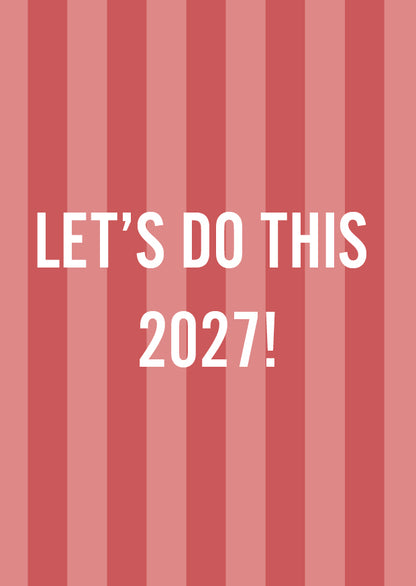 Postkaart Let's Do This 2027