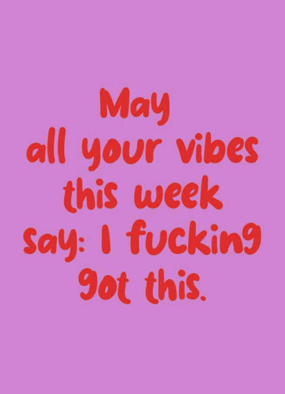 Kaartenset Vibes Only