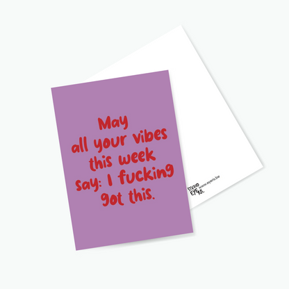 Kaartenset Vibes Only