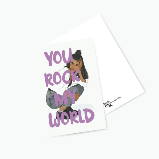Postkaart You Rock