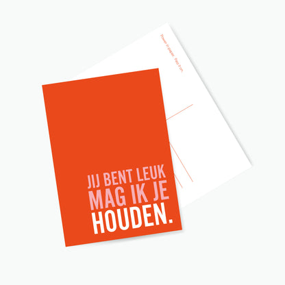 Postkaart Jij bent leuk