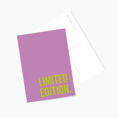 Postkaart Limited Edition