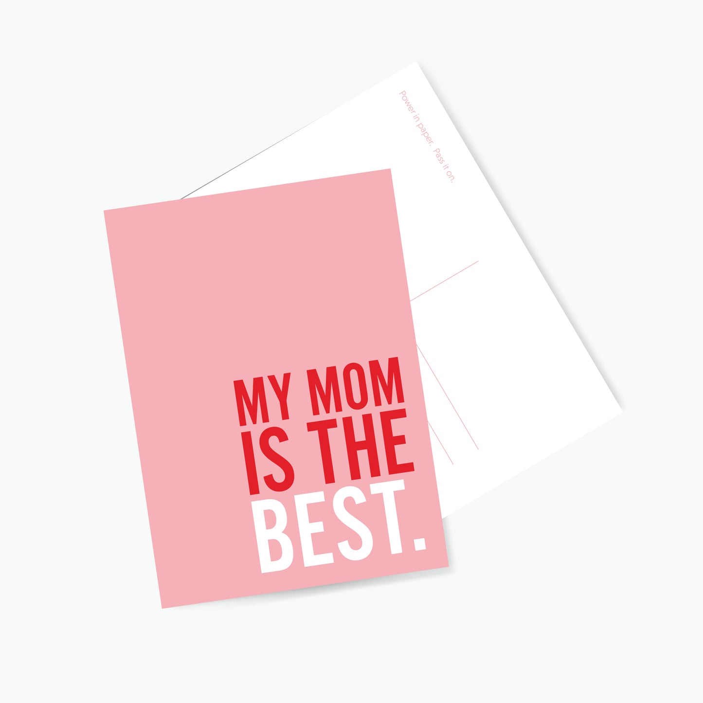 Postkaart My Mom is the Best
