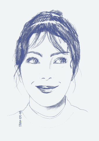Portret illustratie Studio Eye-Ris uit Geel