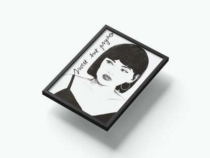 A5 Print Sweet but Psycho