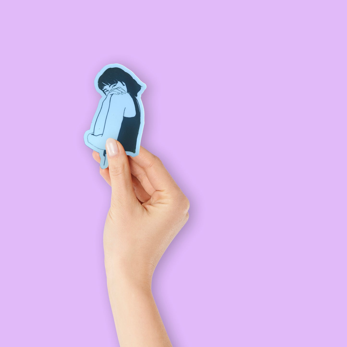 Sticker Shy Girl